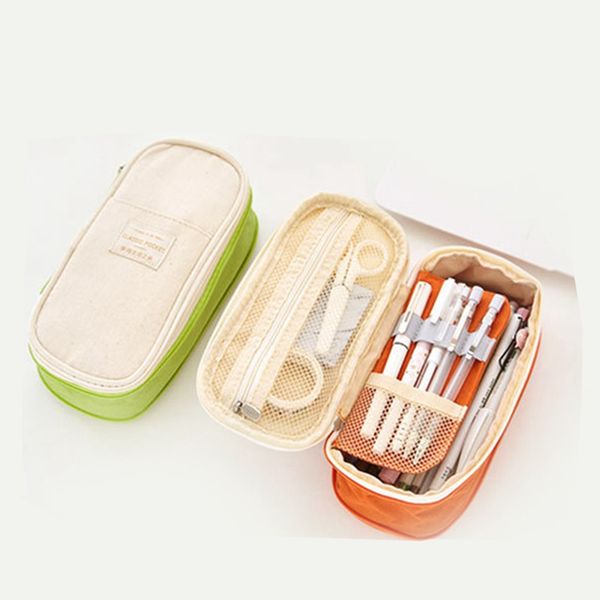 student pencil bag large capacity canvas pencil case pen curtain school office stationery supplies
student pencil bag large capacity canvas pencil case pen curtain school office stationery supplies