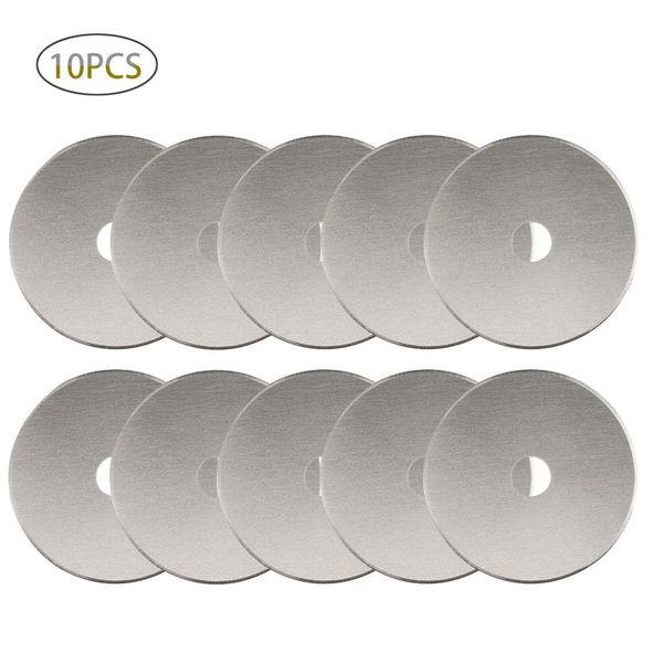 10pcs rotary cutter 45mm sewing sharp and durable trimmer refill blades for fiskars replace blades for quilting scrapbooking
10pcs rotary cutter 45mm sewing sharp and durable trimmer refill blades for fiskars replace blades for quilting scrapbooking