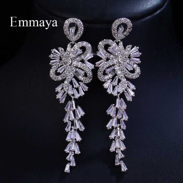 emmaya brand tradition elegance cubic zircon white gold color firecracker pendant earrings for women wedding jewelry gift, Golden;silver
emmaya brand tradition elegance cubic zircon white gold color firecracker pendant earrings for women wedding jewelry gift, Golden;silver