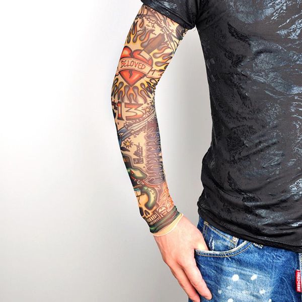outdoor sports tattoo sleeve nylon stocking arm warmer sun protective mens women sportswear, Black;gray
outdoor sports tattoo sleeve nylon stocking arm warmer sun protective mens women sportswear, Black;gray