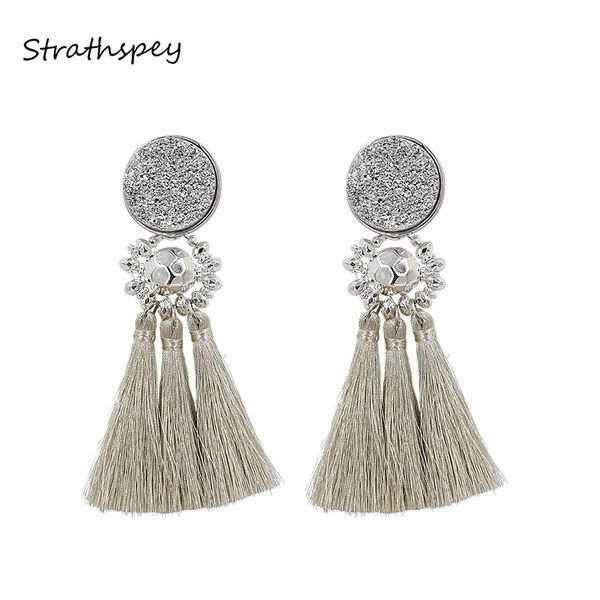 strathspey resin beads tassel earrings for women vintage druzy fringe earring silver earrings handmade jewelry 2019
strathspey resin beads tassel earrings for women vintage druzy fringe earring silver earrings handmade jewelry 2019