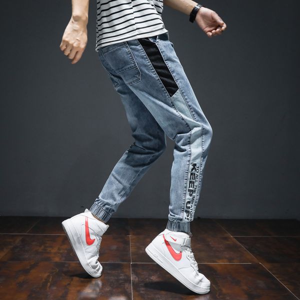 7xl jeans fashion streetwear men jeans blue color denim harem pants hombre stripe spliced japanese style hip hop joggers
7xl jeans fashion streetwear men jeans blue color denim harem pants hombre stripe spliced japanese style hip hop joggers