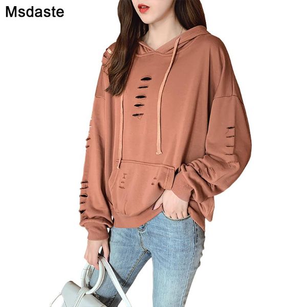 hoodies women hooded autumn winter hole hollow out pullover new pockets long sleeve harajuku female oversize sweatshirt top, Black
hoodies women hooded autumn winter hole hollow out pullover new pockets long sleeve harajuku female oversize sweatshirt top, Black