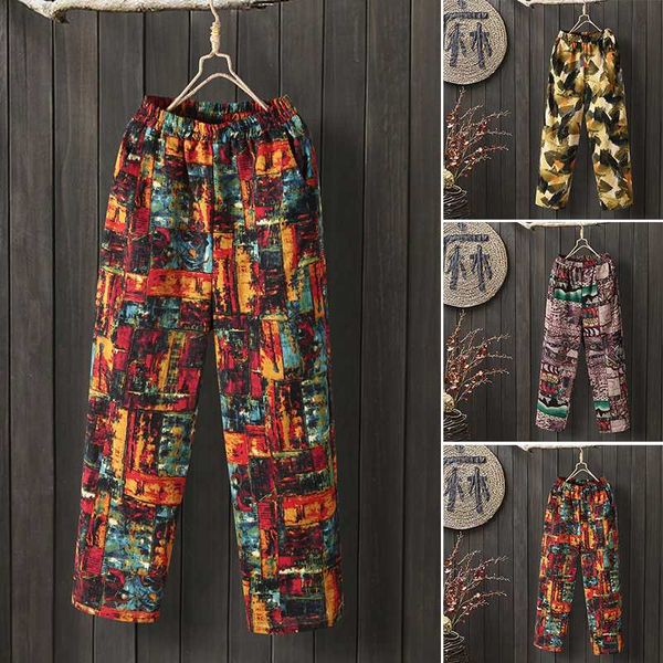 women's pants & capris oversized elastic waist trousers zanzea 2021 vintage print harem long pantalon palazzo female foral casual turni, Black;white
women's pants & capris oversized elastic waist trousers zanzea 2021 vintage print harem long pantalon palazzo female foral casual turni, Black;white