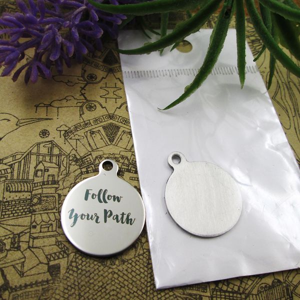 40pcs--"follow your path"stainless steel charms more style for choosing diy charms pendants for necklace, Bronze;silver
40pcs--"follow your path"stainless steel charms more style for choosing diy charms pendants for necklace, Bronze;silver