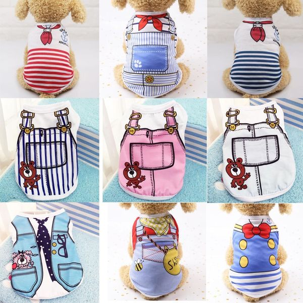 25 styles dog shirt pet puppy dog cat vest summer cotton cartoon pattern dog clothes hoodies clothing pug poodle costumes tshirt
25 styles dog shirt pet puppy dog cat vest summer cotton cartoon pattern dog clothes hoodies clothing pug poodle costumes tshirt