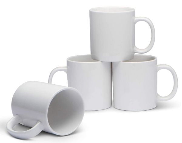 white large classic mugs for coffee or tea. large handle and heavy duty construction, set of 4 customizable pattern
white large classic mugs for coffee or tea. large handle and heavy duty construction, set of 4 customizable pattern