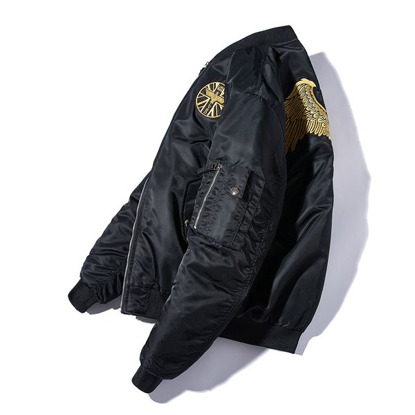 black modern jacket boys embroidered coat men's spring black autumn jacket fashion student loose brand couple bomber gg50jk, Black;brown
black modern jacket boys embroidered coat men's spring black autumn jacket fashion student loose brand couple bomber gg50jk, Black;brown