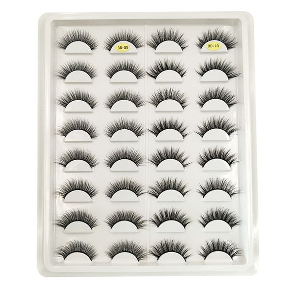 16 pairs thick false eyelashes set natural long handmade reusable fake lashes soft & vivid full strip lashes dhl free
16 pairs thick false eyelashes set natural long handmade reusable fake lashes soft & vivid full strip lashes dhl free