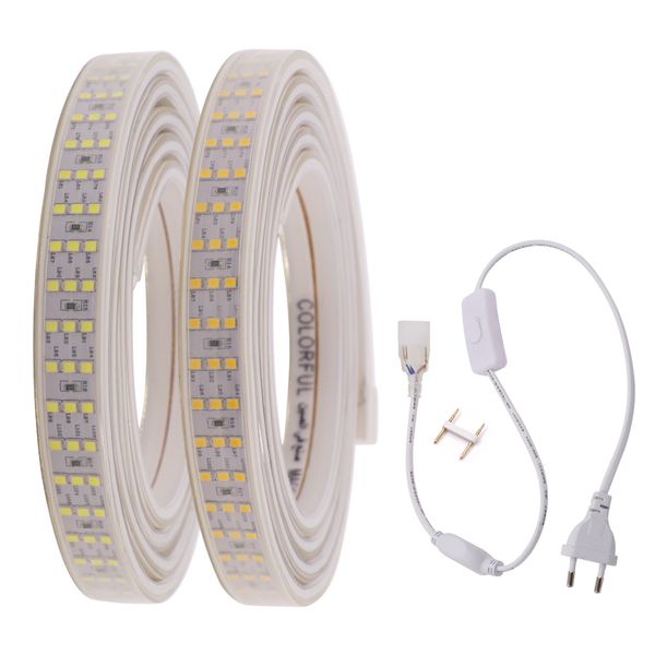 обновление 2835 светодиодная лента три роу 276leds / м 220v 240v ac водонепроницаемый ip67 led flex tape домашнее украшение dimmable светоди
обновление 2835 светодиодная лента три роу 276leds / м 220v 240v ac водонепроницаемый ip67 led flex tape домашнее украшение dimmable светоди
