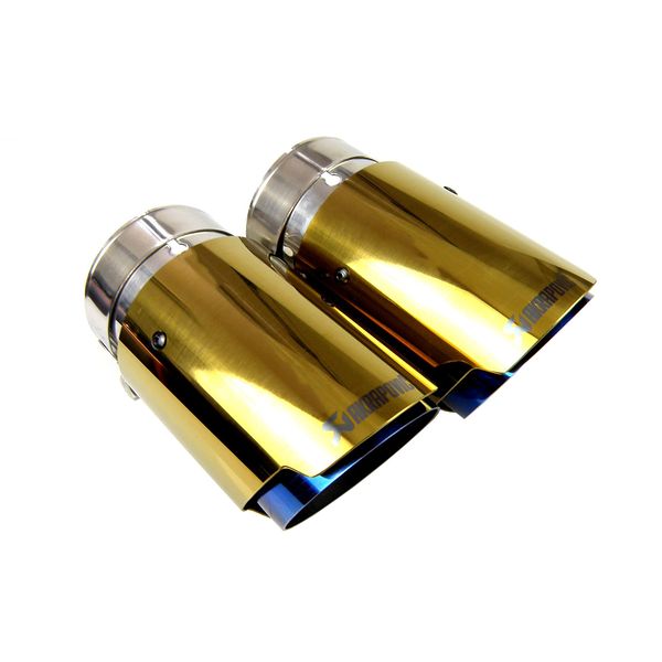 1pc car universal burnt blue golden cover stainless steel exhaust muffler tip for mercedes benz bmw vw golf toyota honda parts
1pc car universal burnt blue golden cover stainless steel exhaust muffler tip for mercedes benz bmw vw golf toyota honda parts