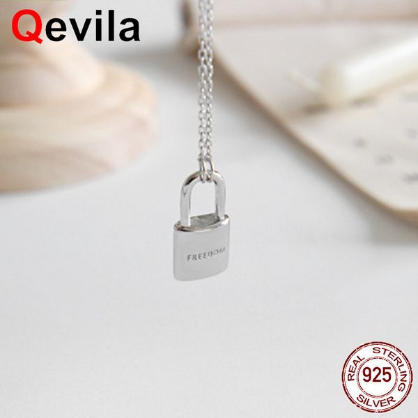 qevila lovely necklaces for women lover 925 sterling silver heart romantic padlock pendant necklace choker jewelry colares
qevila lovely necklaces for women lover 925 sterling silver heart romantic padlock pendant necklace choker jewelry colares