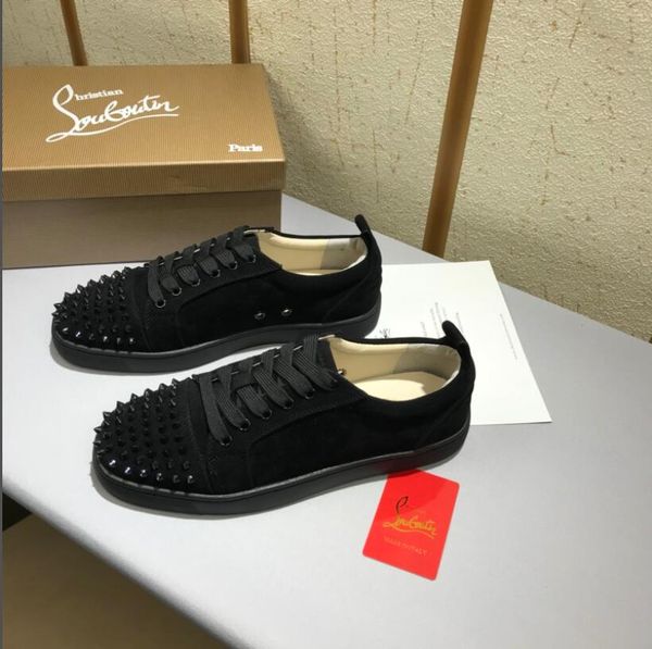 New chri tian luxury louboutin bottom red bottom tudded pike brand cl men ca ual hoe men women party lover port neaker bf110116, Black
New chri tian luxury louboutin bottom red bottom tudded pike brand cl men ca ual hoe men women party lover port neaker bf110116, Black