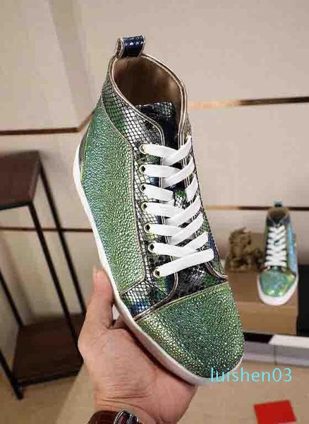 with box,dust bag) quality red bottom sneakers rhinestone strass shoes high sneakers red sole women men flats fashion casual shoe disc l03, Black
with box,dust bag) quality red bottom sneakers rhinestone strass shoes high sneakers red sole women men flats fashion casual shoe disc l03, Black