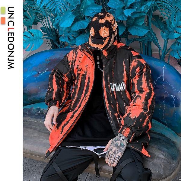 uncledonjm puffer cotton padded parkas streetwear hip hop casual thick warm jackets coats tie dyed stand parkas rf-813, Black
uncledonjm puffer cotton padded parkas streetwear hip hop casual thick warm jackets coats tie dyed stand parkas rf-813, Black
