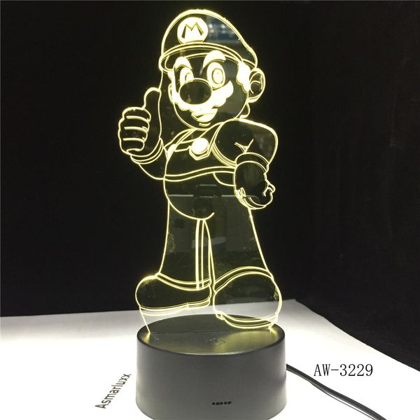 mario 3d led table night light usb table lamp color change lampen child nightlight usb flexible lampe luminaria lamparas aw-3229
mario 3d led table night light usb table lamp color change lampen child nightlight usb flexible lampe luminaria lamparas aw-3229