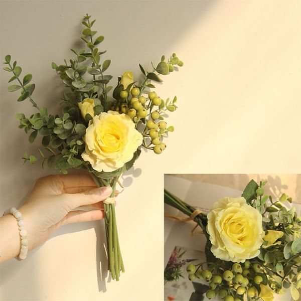 artificial flower rose peony artificial silk flowers small bouquet home party birthday wedding decoration new
artificial flower rose peony artificial silk flowers small bouquet home party birthday wedding decoration new