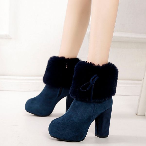 high heel winter shoes women winter boots fashion women's high heel boots plush warm fur shoes ladies brand ankle botas yx328, Black
high heel winter shoes women winter boots fashion women's high heel boots plush warm fur shoes ladies brand ankle botas yx328, Black