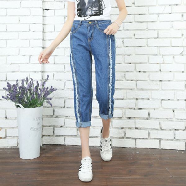 women's jeans 2021 spring high-waisted wide-leg summer ankle-length pants loose-fit korean-style slimming flash straight, Blue
women's jeans 2021 spring high-waisted wide-leg summer ankle-length pants loose-fit korean-style slimming flash straight, Blue