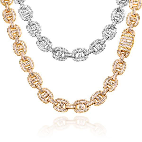 bling iced out men's rapper necklace chains big flat pave gold silver color miami cuban link chain hip hop jewelry brass zircon
bling iced out men's rapper necklace chains big flat pave gold silver color miami cuban link chain hip hop jewelry brass zircon