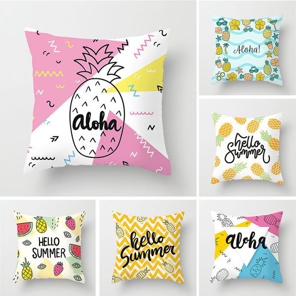 summer tropical fruit cushion pillowcase cover flamingo watermelon pineapple pillow cover chair home car decoration
summer tropical fruit cushion pillowcase cover flamingo watermelon pineapple pillow cover chair home car decoration