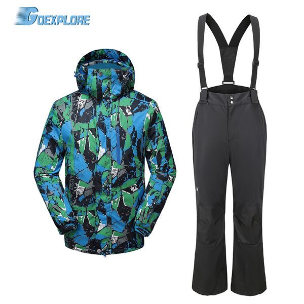 goexplore snowboard suit male skiing sets waterproof windproof -30 ski sets jackets and pants for men warm outdoor snow clothes
goexplore snowboard suit male skiing sets waterproof windproof -30 ski sets jackets and pants for men warm outdoor snow clothes