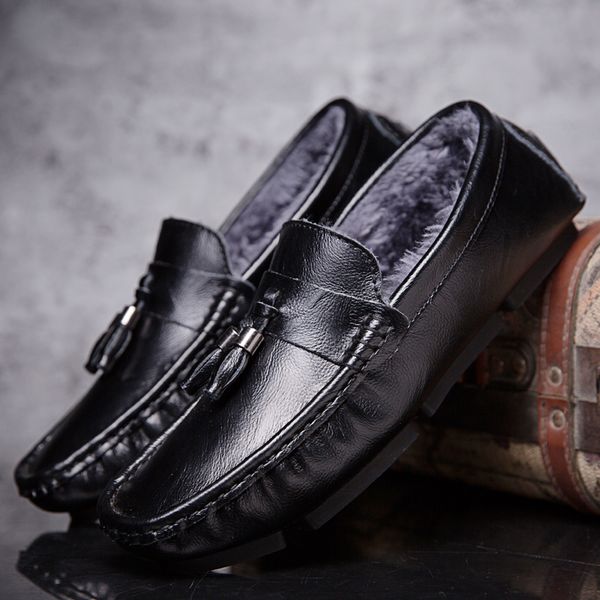 italian men formal loafers winter keep warm male shoes flats slip on plush male loafer moccasins leather fur man shoes hc-534, Black
italian men formal loafers winter keep warm male shoes flats slip on plush male loafer moccasins leather fur man shoes hc-534, Black