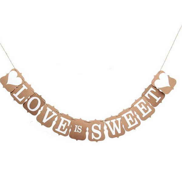 love is sweet kraft paper card banner hanging for wedding decoration p props party background wall decoration
love is sweet kraft paper card banner hanging for wedding decoration p props party background wall decoration