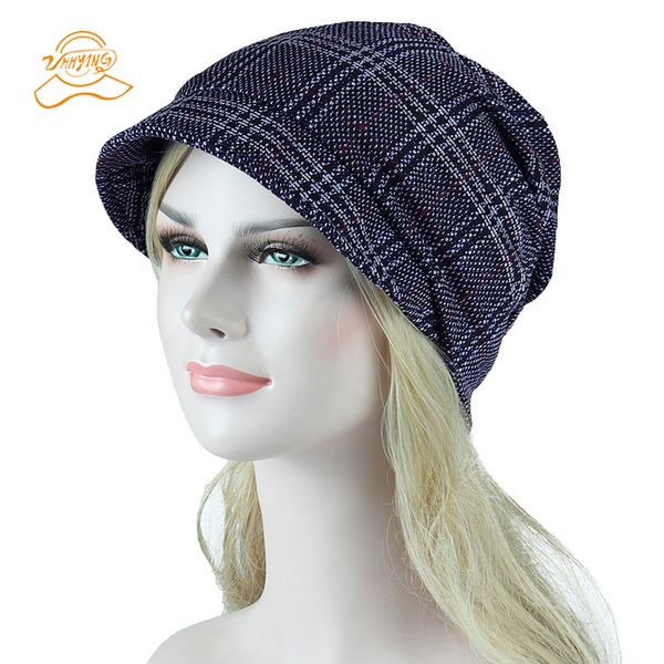 with brim hat women crochet knit cap winter skullies beanies warm caps female knitted lattice hats for ladies fashion 2018, Blue;gray
with brim hat women crochet knit cap winter skullies beanies warm caps female knitted lattice hats for ladies fashion 2018, Blue;gray