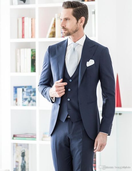classic peak lapel wedding tuxedos slim fit suits for men groomsmen suit three pieces prom formal suits (jacket+pants+vest+tie) 546, Black;gray
classic peak lapel wedding tuxedos slim fit suits for men groomsmen suit three pieces prom formal suits (jacket+pants+vest+tie) 546, Black;gray