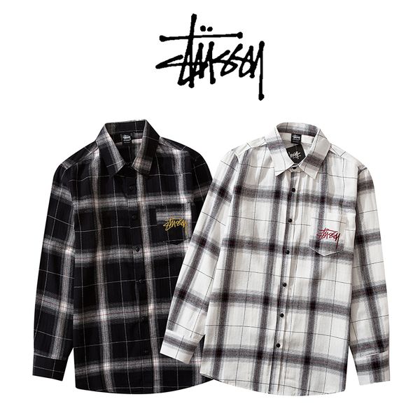 stussys men designer brand shirt luxury fashion quality slim fit shirts selling cotton comfortable shirt leisure boutique couple wild shirts, White;black
stussys men designer brand shirt luxury fashion quality slim fit shirts selling cotton comfortable shirt leisure boutique couple wild shirts, White;black