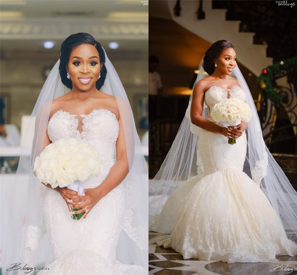 luxury light champagne mermaid wedding dresses vintage plus size african sweetheart crystal beaded bridal gown, White
luxury light champagne mermaid wedding dresses vintage plus size african sweetheart crystal beaded bridal gown, White