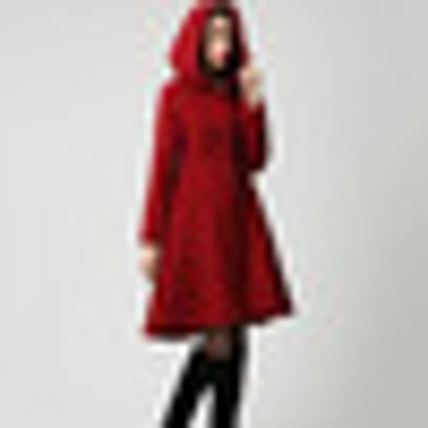 women ladies solid color long sleeve long coat autumn winter hoodie outwear, Black;brown
women ladies solid color long sleeve long coat autumn winter hoodie outwear, Black;brown