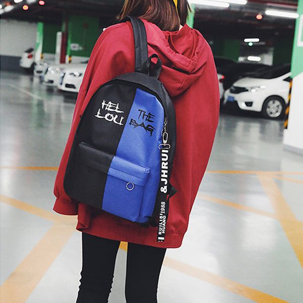 women lady or men nylon hit color backpack female korean version fashion hit color schoolbags rucksacks #t2g
women lady or men nylon hit color backpack female korean version fashion hit color schoolbags rucksacks #t2g