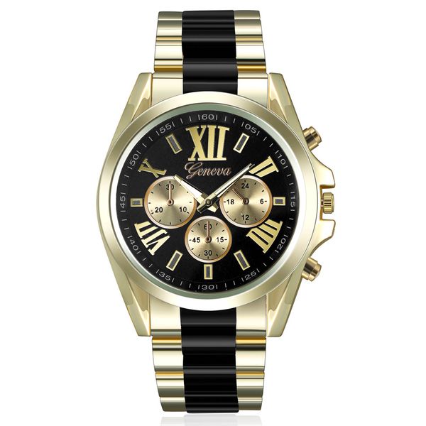 fashion casual roman digital fake three eye dial steel strap dial men's watch, Slivery;brown
fashion casual roman digital fake three eye dial steel strap dial men's watch, Slivery;brown
