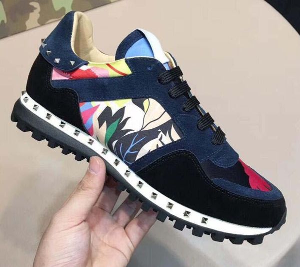 new shoes fashion studed camouflage casual shoes footwear men women flats luxury designer rockrunner trainers casual shoes, Black
new shoes fashion studed camouflage casual shoes footwear men women flats luxury designer rockrunner trainers casual shoes, Black