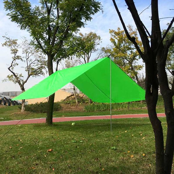 portable lightweight camping tent tarp shelter mat hammock cover waterproof gear tent sea beach fishing single layer anti uv 
portable lightweight camping tent tarp shelter mat hammock cover waterproof gear tent sea beach fishing single layer anti uv