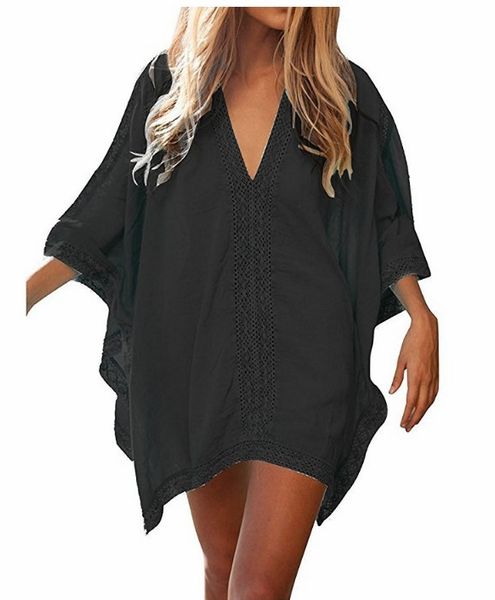 women's blouses & shirts women vintage lace beach cover up summer shirt female solid clothing holiday beachwear, White
women's blouses & shirts women vintage lace beach cover up summer shirt female solid clothing holiday beachwear, White