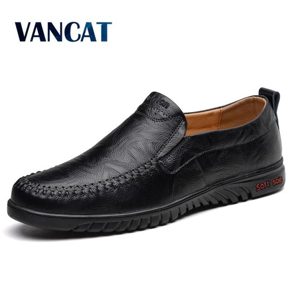 vancat loafers men shoes breathable comfortable genuine leather flats spring summer fashion casual shoes man plus size 38-47, Black
vancat loafers men shoes breathable comfortable genuine leather flats spring summer fashion casual shoes man plus size 38-47, Black