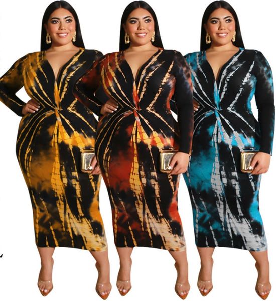 women plus size dresses v neck maxi skirts casual tie dye print dress fashion bodycon dress fall winter clothing 2522, Black;gray
women plus size dresses v neck maxi skirts casual tie dye print dress fashion bodycon dress fall winter clothing 2522, Black;gray