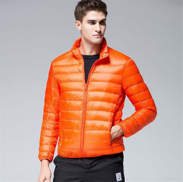 duck down men autumn winter down jacket brand quality thin design outerwear vibrant pop zipper bubble puffer coat solid color down parkas, Black
duck down men autumn winter down jacket brand quality thin design outerwear vibrant pop zipper bubble puffer coat solid color down parkas, Black