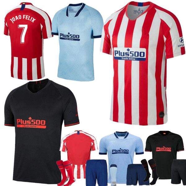 men + kids 19 20 joao felix atletico de madrid soccer jersey 2019 2020 llorente camiseta de fútbol football soccer shirt kits, Black;yellow 
men + kids 19 20 joao felix atletico de madrid soccer jersey 2019 2020 llorente camiseta de fútbol football soccer shirt kits, Black;yellow