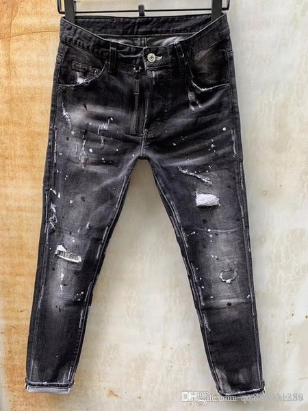 2020 men designer jeans famous brand designer slim fit pantalones denim destroyed denim hip hop mens designer pants black jeans, Blue
2020 men designer jeans famous brand designer slim fit pantalones denim destroyed denim hip hop mens designer pants black jeans, Blue