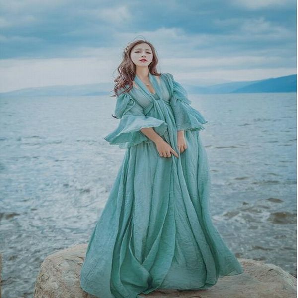 2018 new women spring summer dress mori girl elegant ladies vintage long beach maxi dress sundress vestidos femininos women 35, Black;gray
2018 new women spring summer dress mori girl elegant ladies vintage long beach maxi dress sundress vestidos femininos women 35, Black;gray