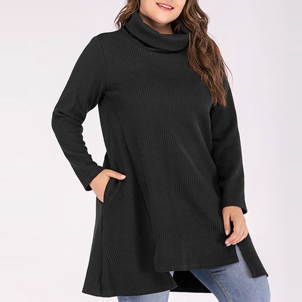 sweater women 2019 autumn winter clothes women's plus size turtleneck sweater long sleeve pullover knitted jumper casaco, White;black
sweater women 2019 autumn winter clothes women's plus size turtleneck sweater long sleeve pullover knitted jumper casaco, White;black