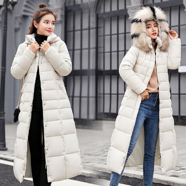 coat women's cotton jacket 2019 new winter trend long slim down jacket women thick warm down women, Black
coat women's cotton jacket 2019 new winter trend long slim down jacket women thick warm down women, Black