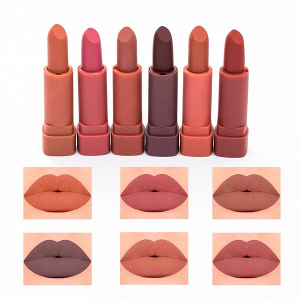 hengfang brand 6pcs/set nude matte lipstick waterproof long lasting batom lip sticks kit makeup set pigment velvet
hengfang brand 6pcs/set nude matte lipstick waterproof long lasting batom lip sticks kit makeup set pigment velvet