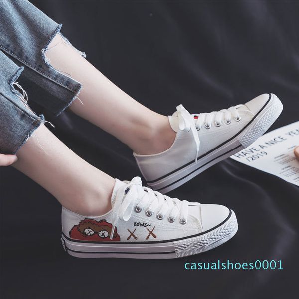 spring summer new design brand anime pattern cute girl korean street fashion casual low-lace-up womens white canvas shoes 01c, Black
spring summer new design brand anime pattern cute girl korean street fashion casual low-lace-up womens white canvas shoes 01c, Black