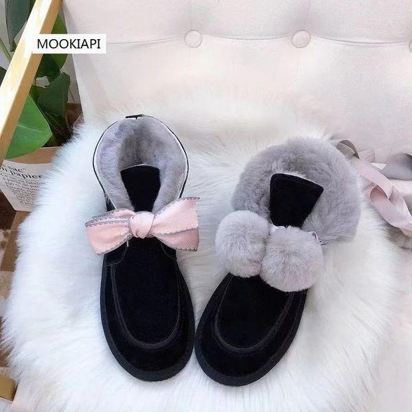 2019 chinese brand women's snow boots, leather, 100% natural wool, the latest high-quality lace up shoes, delivery, Black
2019 chinese brand women's snow boots, leather, 100% natural wool, the latest high-quality lace up shoes, delivery, Black