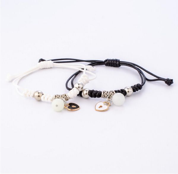 vintage punk crocheted bracelets luminous bracelet for men and women a pair of clover jewelry bracelets, Golden;silver
vintage punk crocheted bracelets luminous bracelet for men and women a pair of clover jewelry bracelets, Golden;silver